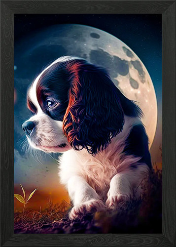 Hund gerahmtes wandbild poster - hund,
