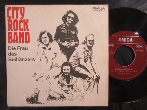 City rock band - rock, frau