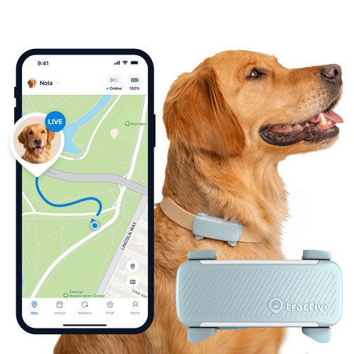 Tractive dog gps tracker - dog, |