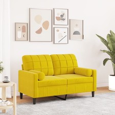 Samt 2/3-Sitzer Sofa mit