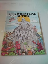 Wwwf Wrestling Action Vol. 1 Ultra Rar Wrestling Wwf Wwe Magazin Englisch