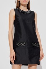 Selbst Porträt Taftkleid Verziertes Kleid Größe US 8