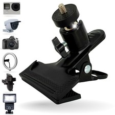 Klemmstativ Tisch Klemme 1/4" mit Kugelkopf für Kamera Lampe CCTV Studio DSLR 
