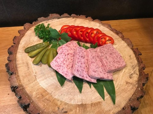 Wildschwein leberwurst die - wildschwein, leberwurst,