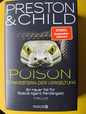 POISON Schwestern der Vergeltung Preston & Child 1xgelesen Nichtr. keine Tiere