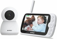 Babyphone, 1080P Video Babyphone mit Kamera und Audio, 5,0"TFT-Bildschirm