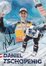 Skisprung: Daniel TSCHOFENIG (AUT) orig.Autogramm AK handsig.  Sieger 4-Schanzen