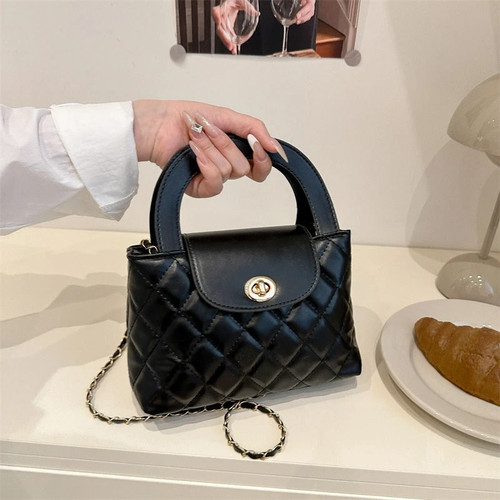 Gesteppte mini handtasche - gesteppte, mini-handtasche