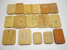 16 Gummiformen Halbzeug für die Schmuckfertigung Goldschmiedewerkzeug