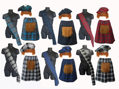 Erwachsene tartan kilt - erwachsene,