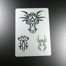 A3 Schablone Tribal Dragon