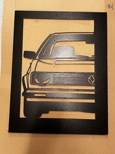 VW Golf Oldtimer Wandbild 3D