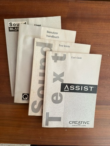Creative labs handbücher set - creative,