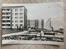 alte seltene AK Halle Neustadt - Wohnhäuser gelaufen 1970