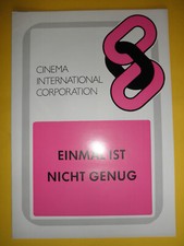 Einmal ist nicht genug / EA-Werberatschlag 1975 / Kirk Douglas, David Janssen