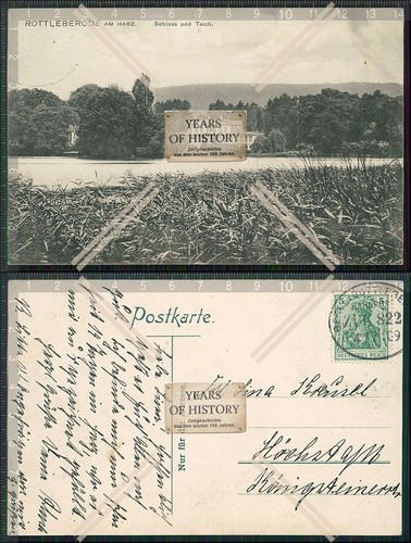 Rottleberode südharz blick - ak,