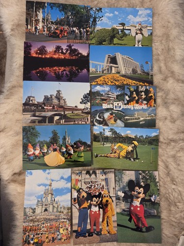 11x vintage postkarten walt - ​11x,