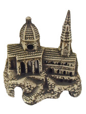 Aquariumdeko Keramik Ton Dekoration Aquarium Tempel H 21cm Fische versteck