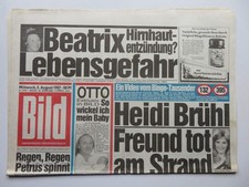 Bild Zeitung vom 05.08.1987