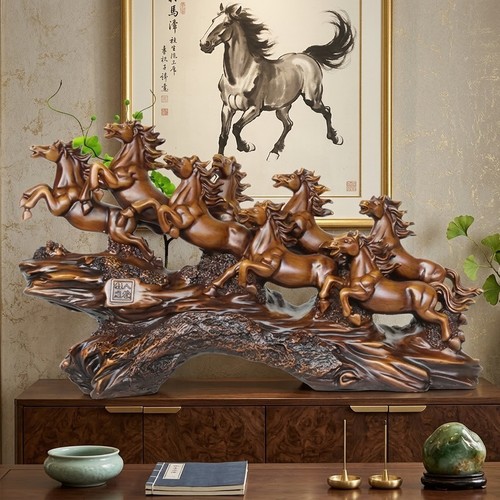 Große feng shui pferde statue - große,