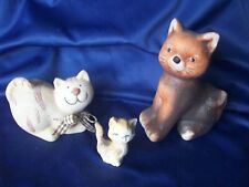 3 Katzen Sammlung * Porzellan Keramik * sehr gut erhalten