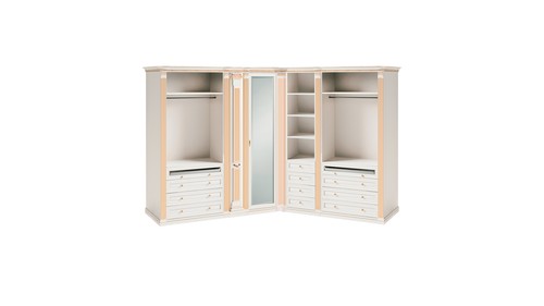 Exklusiver weißer eckschrank - exklusiver,