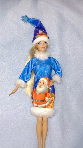 Barbie kleid mütze winter - barbie,