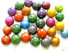 30 Halbkugelform Perlen ,bunt