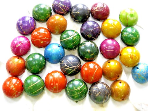 Halbkugelform perlen bunt - halbkugelform,