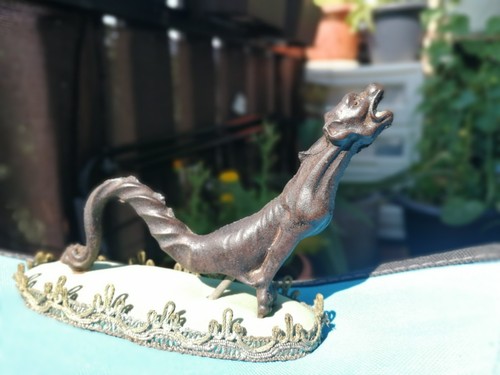 Antiker briefbeschwerer drache - antiker,