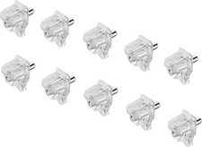 Häfele Bodenträger Fachträger Glasbodenträger Ø 3 mm transparent Glas Tablar