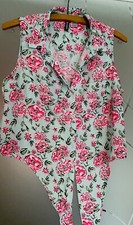 Bluse bauchfrei   Gr. 36 grün