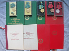 Konvolut Orden Urkunden DDR Zollverwaltung Zoll MdI Nachlass Frau Treue Dienste