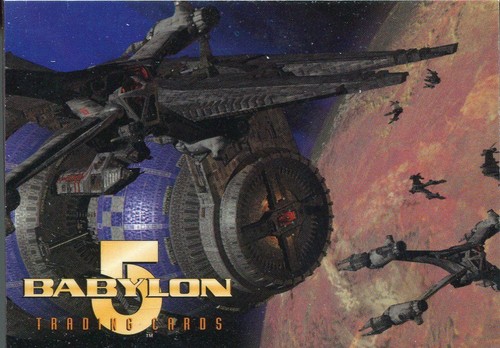 Babylon fleer skybox 1996 - babylon, 5