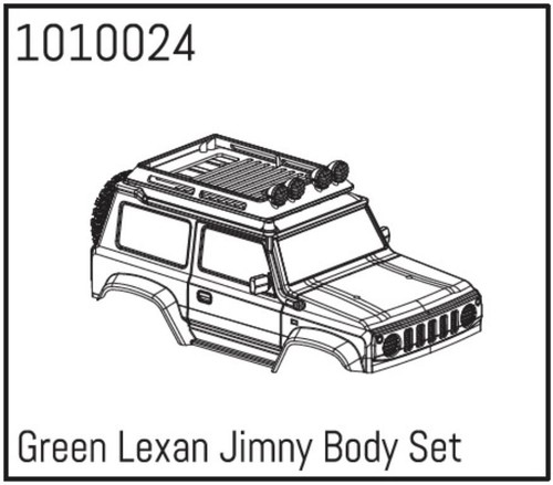Hobby plus green - rc, lexan