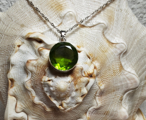 Peridot edelstein 20mm - edelstein,