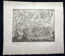 Handkolorierter Kupferstich