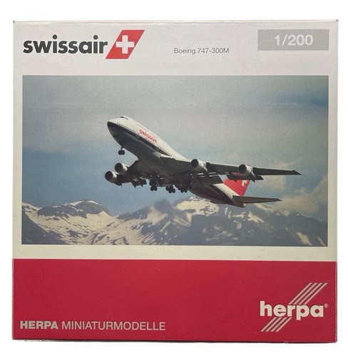 Herpa 556941 swissair boeing - herpa,