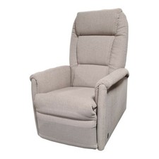 himolla Sessel 25G 9773 Cumulus Stoff Aqua Clean Puder 1-Motorig 