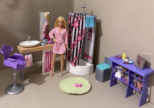 Barbie badezimmer - barbie,