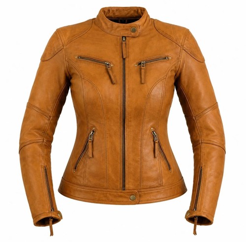 Damen motorrad leder - leder, rennjacke
