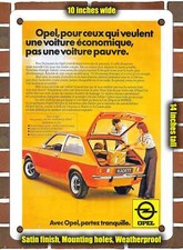 Metal Sign - 1976 Opel Kadett