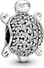 Pandora Damen-Bead Meeres-Schildkröte 925 Zirkonia Silber - 791538CZ