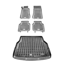 Satz Fußmatten und Matte für