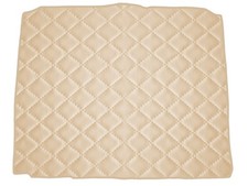 Beige Gestepptes Öko Leder