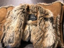 WEBPELZ WESTE FAKE FUR Herbst Weste Kunstleder Wildleder Imitat ZERO ! Hingucker