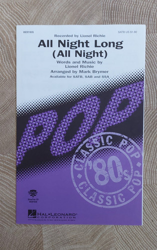 Noten all night long - noten:,