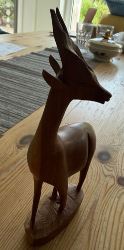 Handgeschnitzte holzfigur - holzfigur, –