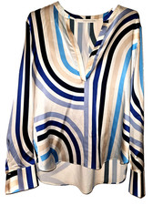 Herzensangelegenheit Damen Seiden  Bluse Gr. 42   L  edel Seidenbluse NP 275€