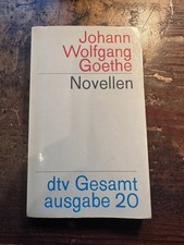 213625 Johann Wolfgang Goethe NOVELLEN / DTV GESAMTAUSGABE 20.